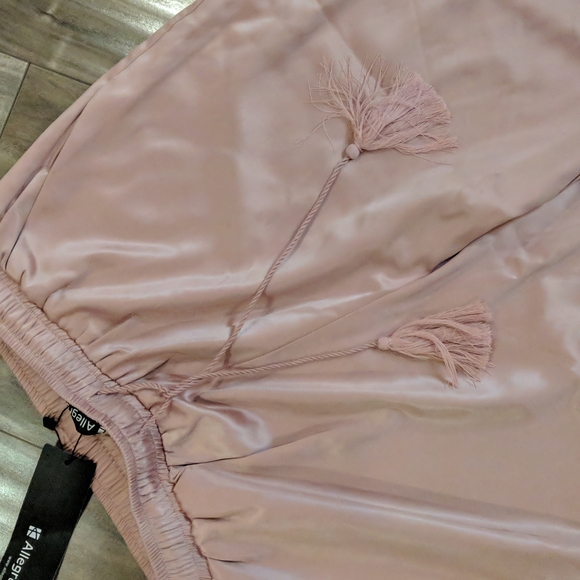 ❄️ 3/$25 ✨HOST PICK✨🆕Pretty Pink Satin Joggers - New with Tags! - Picture 9 of 13